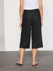 Schwarz - Jort – Tailored-Fit-Shorts mit hohem Leinenanteil - Image 3 of 7