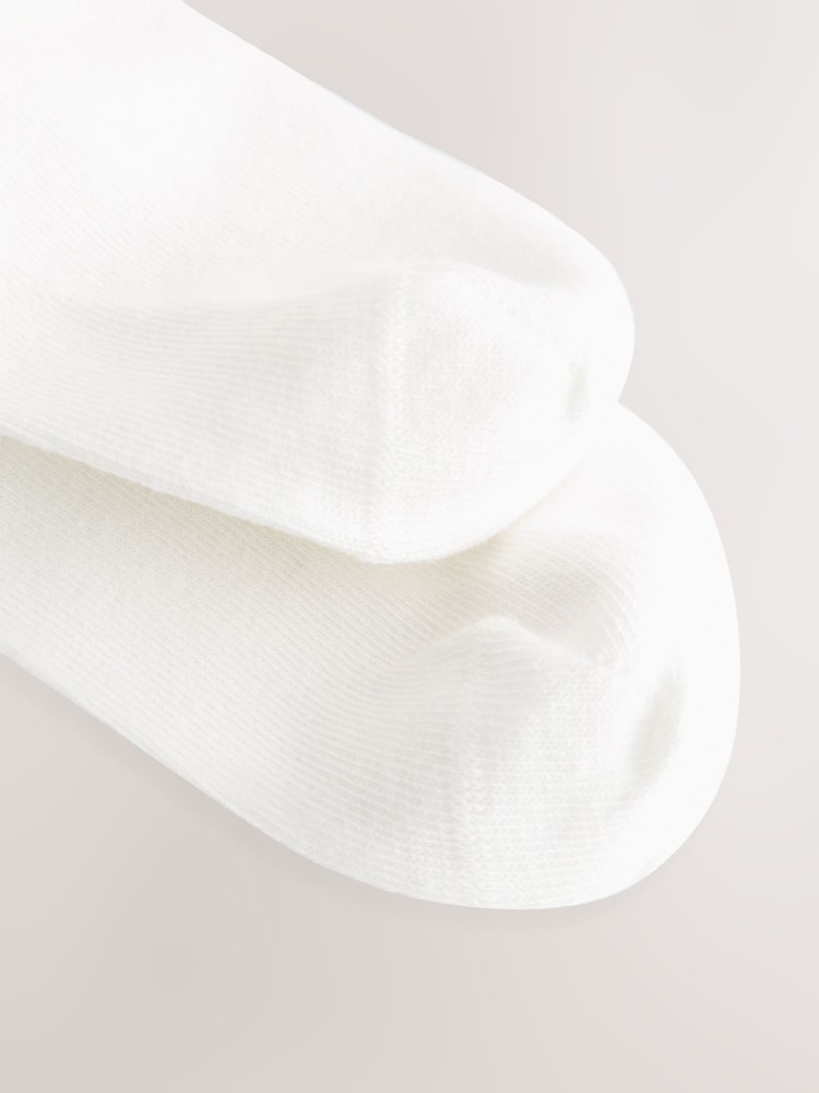 Cream Rich Bridesmaid Ruffle Trainer Socks 2 Pack - Image 3 of 3