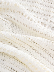 Ecru Crochet Lightweight Long Sleeve Top - Image 7 of 7