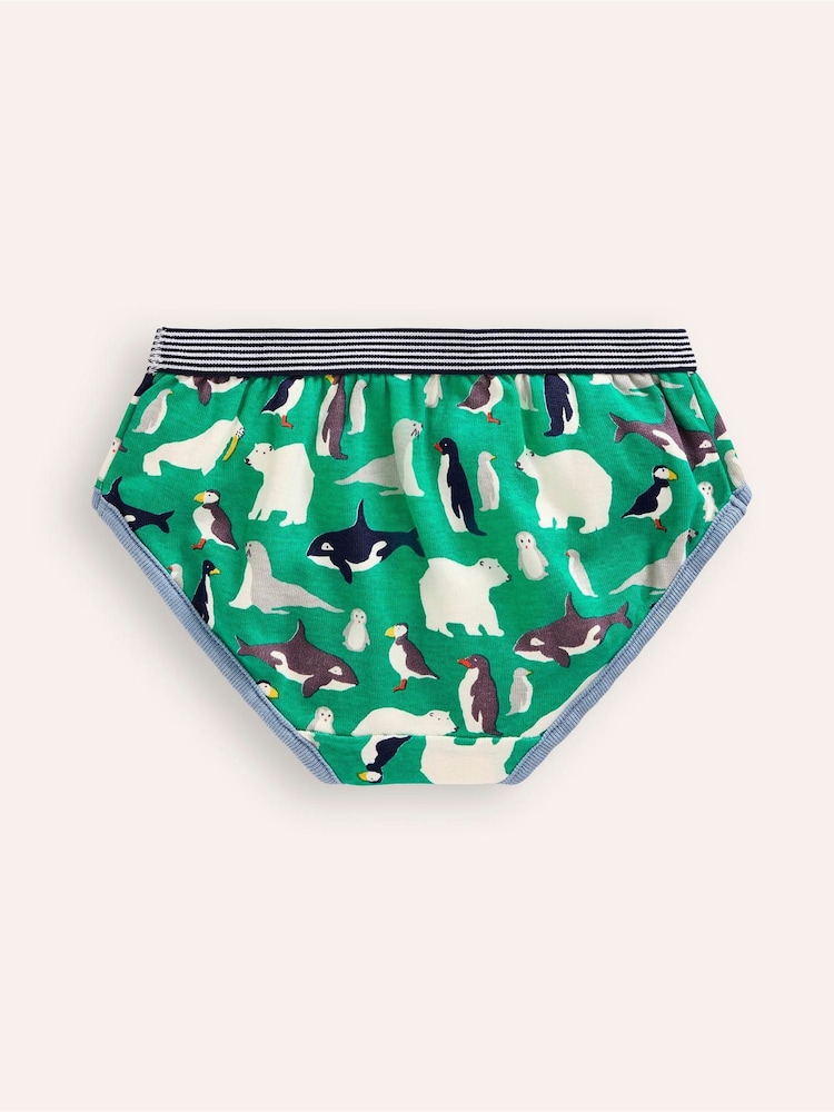 Boden Blue 100% Cotton Briefs 5 Pack - Image 2 of 3 Boden Blue 100% Cotton Briefs 5 Pack - Image 2 of 3