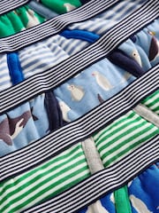 Boden Blue 100% Cotton Briefs 5 Pack - Image 3 of 3