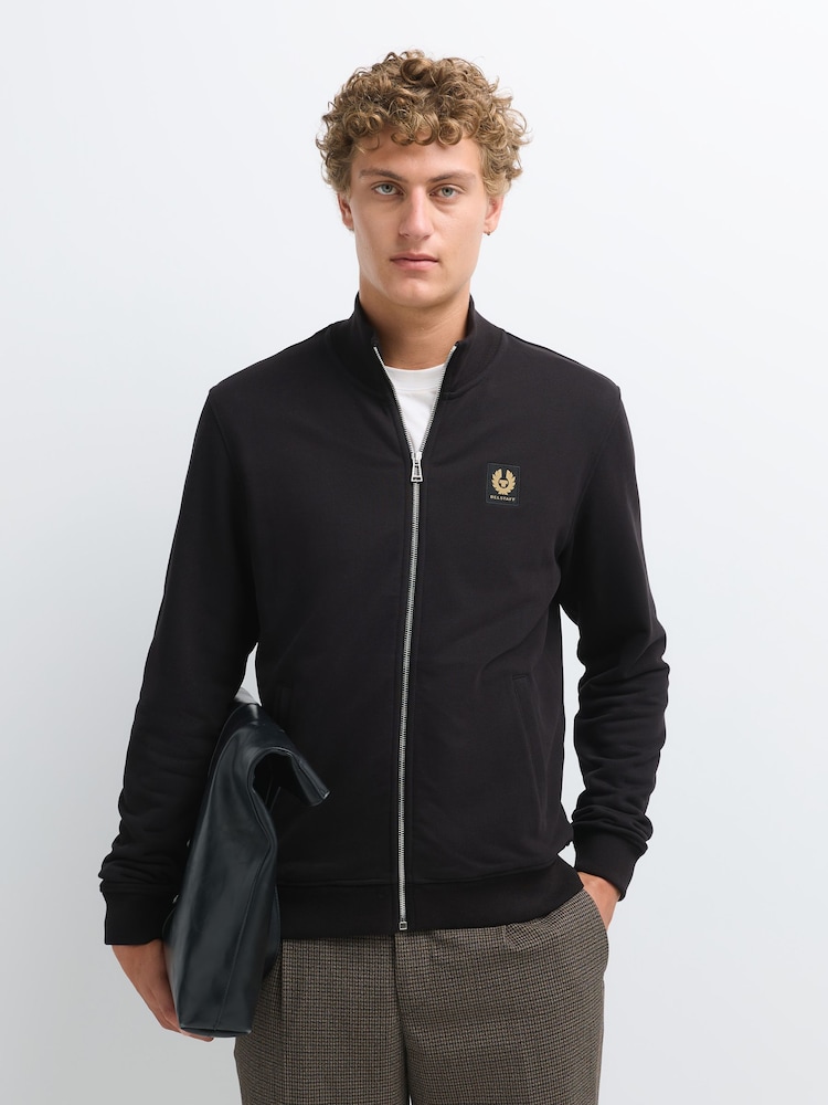 Svart - Belstaff tröja med dragkedja - Bild 1 av 8