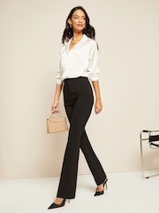 Schwarz - Friends Like These Figurformende Ausgestellte Hose mit Stretch - Image 3 of 4