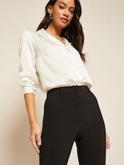 Schwarz - Friends Like These Figurformende Ausgestellte Hose mit Stretch - Image 4 of 4