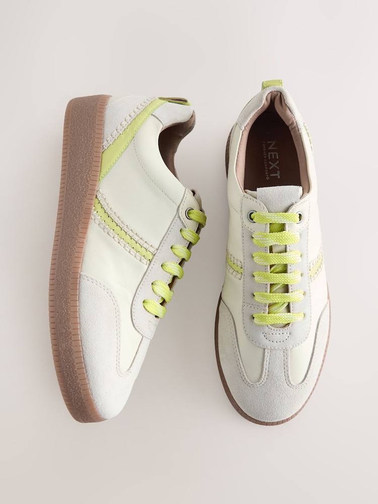 Neutro - Forever Comfort® Leather Chunky Sole Lace-Up Trainers - Imagen 1 de 10 Neutro - Forever Comfort® Leather Chunky Sole Lace-Up Trainers - Imagen 1 de 10