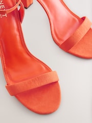 Orange Standard/Wide Fit Forever Comfort® Block Heel Sandals - Image 4 of 5