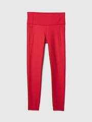 Gap Red High Waisted Power Stretch Full Length Pocket Leggings - Image 4 of 4