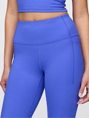 Gap Blue Full Length High Waisted Power Stretch Leggings - Image 4 of 8