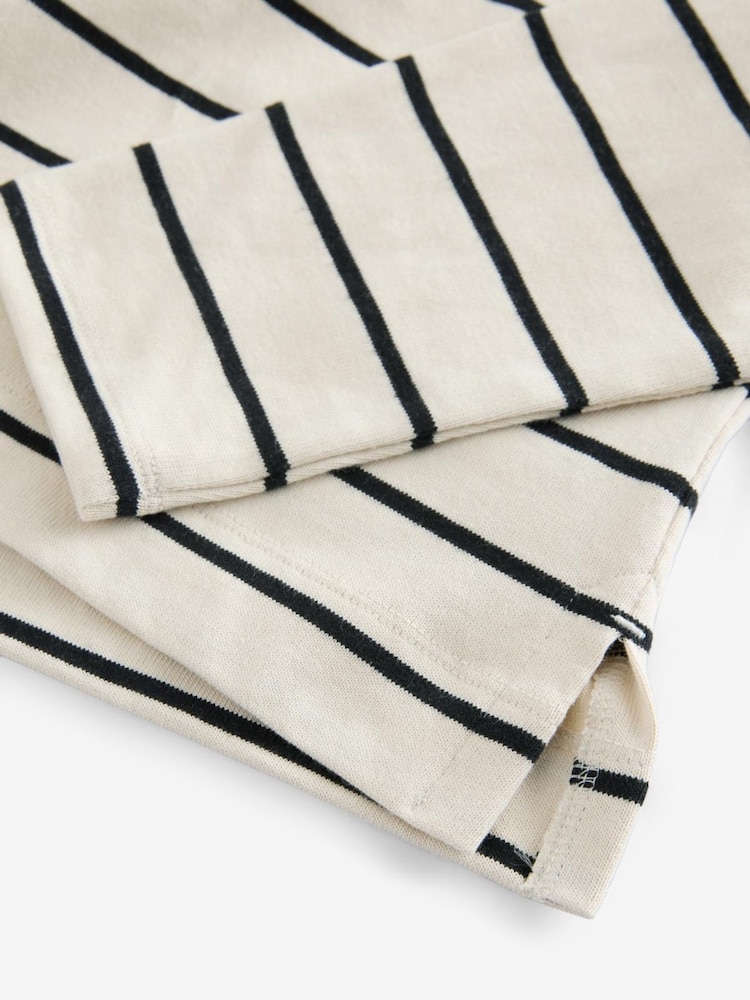 Gap Cream Long Sleeve Heavyweight Jersey Turtleneck Top - Image 3 of 3