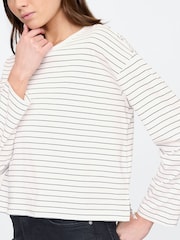 Gap White Long Sleeve Favourite T-Shirt - Image 4 of 5