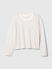 Gap White Long Sleeve Favourite T-Shirt - Image 5 of 5