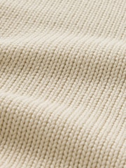 Gap Cream Soft Touch Cotton Crew Neck Jumper - Image 5 of 5