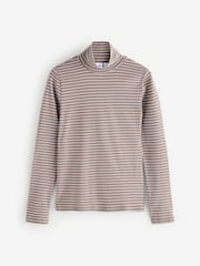 Gap Brown Long Sleeve Turtle Neck Top - Image 1 of 4