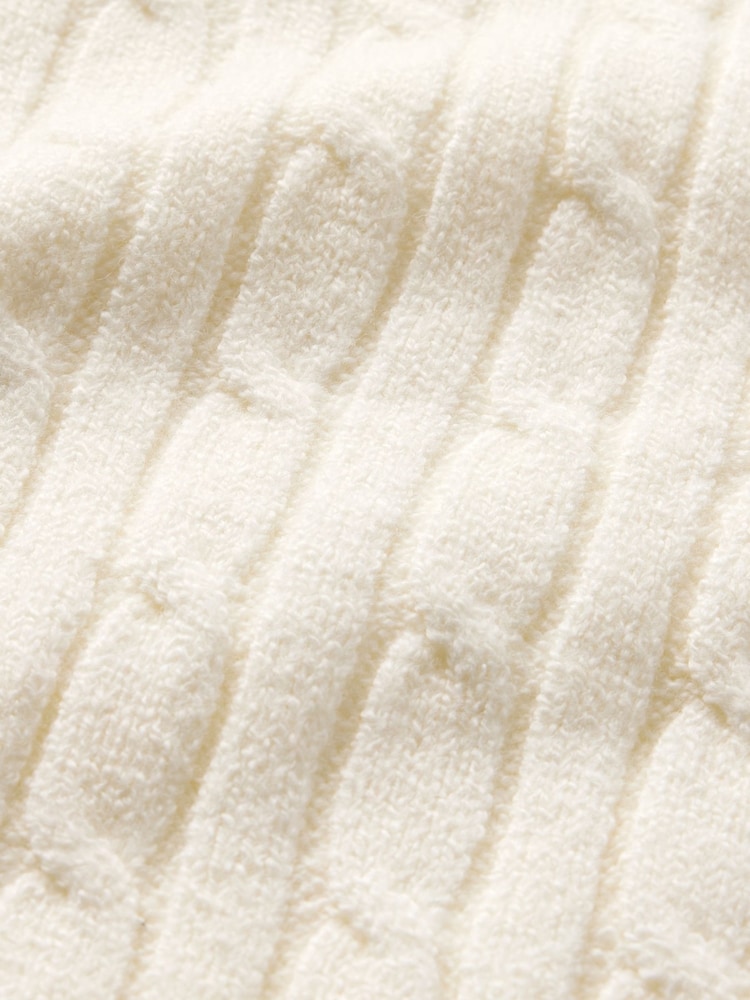 Gap Cream CashSoft Cable-Knit Jumper - Image 5 of 5 Gap Cream CashSoft Cable-Knit Jumper - Image 5 of 5