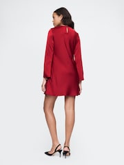 Gap Red Satin Mini Dress - Image 2 of 5