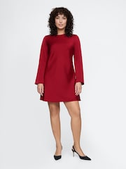Gap Red Satin Mini Dress - Image 4 of 5