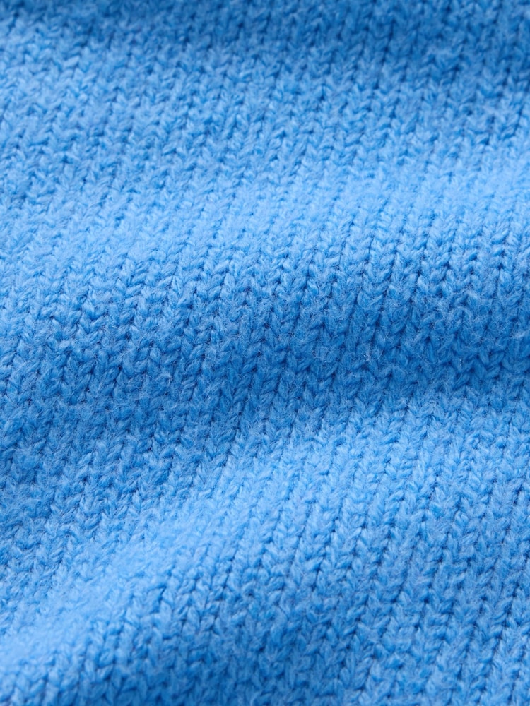 Gap Blue CashSoft Oversized V-Neck Jumper - Image 2 of 6