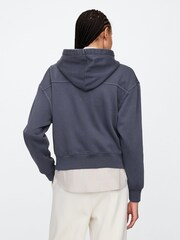 Sudadera oversize utilitaria con capucha y cremallera de Gap - Imagen 2 de 5