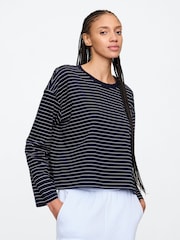 Marineblau/blau - Gap – Langarm-Lieblings-T-Shirt - Bild 1 von 5