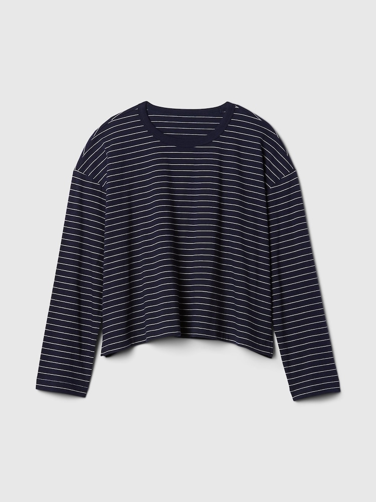 Marineblau/blau - Gap – Langarm-Lieblings-T-Shirt - Bild 5 von 5