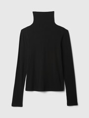 Gap Black Featherweight Turtle Neck Long Sleeve Top - Image 4 of 4