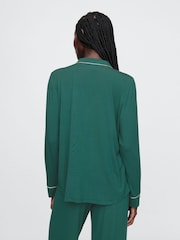 Gap Green Modal Long Sleeve Pyjama Shirt - Image 2 of 4