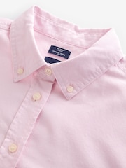 Gap Pink Organic Cotton Poplin Cropped Oversized Shirt - Image 3 of 4