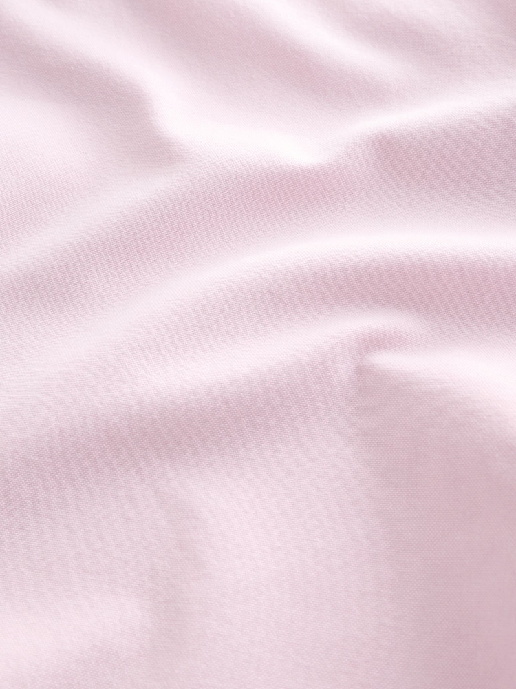 Gap Pink Organic Cotton Poplin Cropped Oversized Shirt - Image 4 of 4