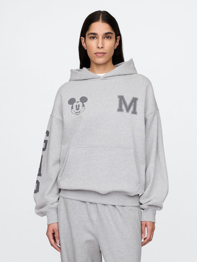 Серый - Худи свободного кроя с логотипом Gap Disney - Image 1 of 6