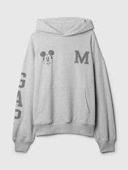 Серый - Худи свободного кроя с логотипом Gap Disney - Image 6 of 6