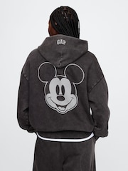 Gap Black Mickey Mouse Disney Oversized Logo Hoodie - Image 2 of 8