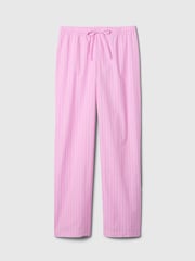 Rayas rosas - Pantalones de pijama de popelina de algodón de Gap - Imagen 4 de 4