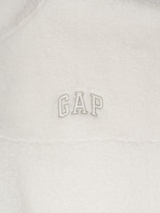 Gap White Half Snap Sherpa Fleece - Image 3 of 3