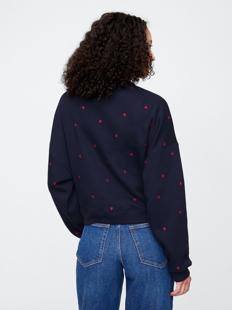 Gap Oversize-Sweatshirt mit Herz-Logo - Bild 2 von 5