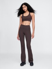 Gap Brown High Waisted Power Stretch Yoga Leggings - Image 3 of 4