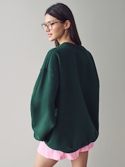 Green Pizza Graphic Sweatshirt - Image 3 of 4