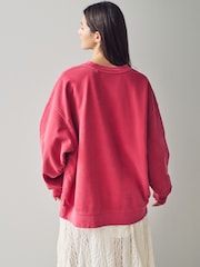 Washed Red Sweatshirt - Image 3 of 5
