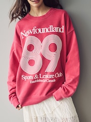 Washed Red Sweatshirt - Image 5 of 5