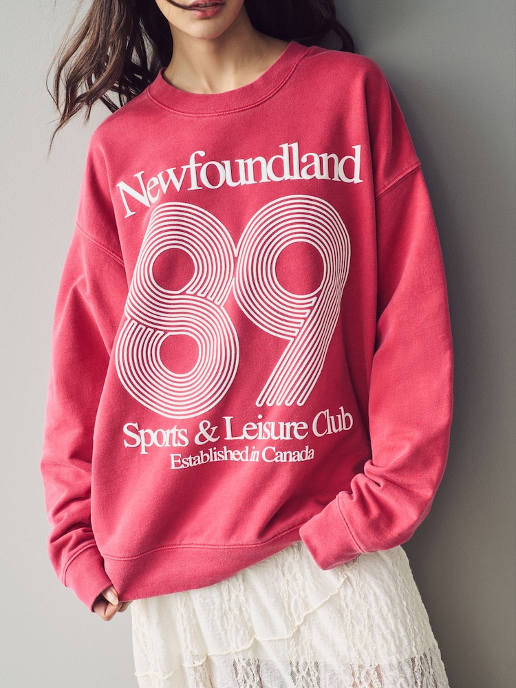 Washed Red Sweatshirt - Image 5 of 5
