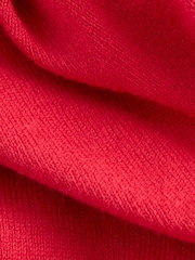 Clarks Red Girls Bow Knitted School Cardigans 2 Pack - Image 5 of 6