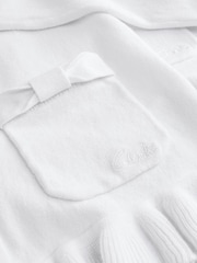 Clarks White Girls Bow Knitted School Cardigans 2 Pack - Image 7 of 8