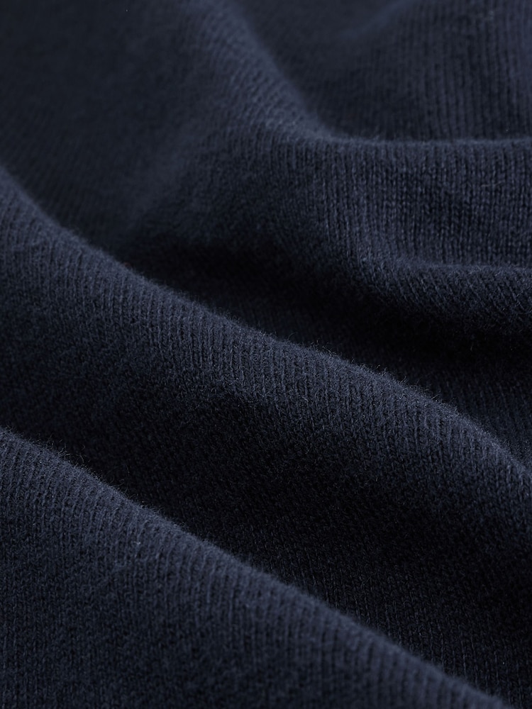 Clarks Navy Girls Bow Knitted School Cardigans 2 Pack - Image 7 of 7
