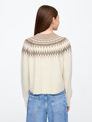Gap Cream Fair Isle Jumper (4-13yrs) - Image 2 of 5