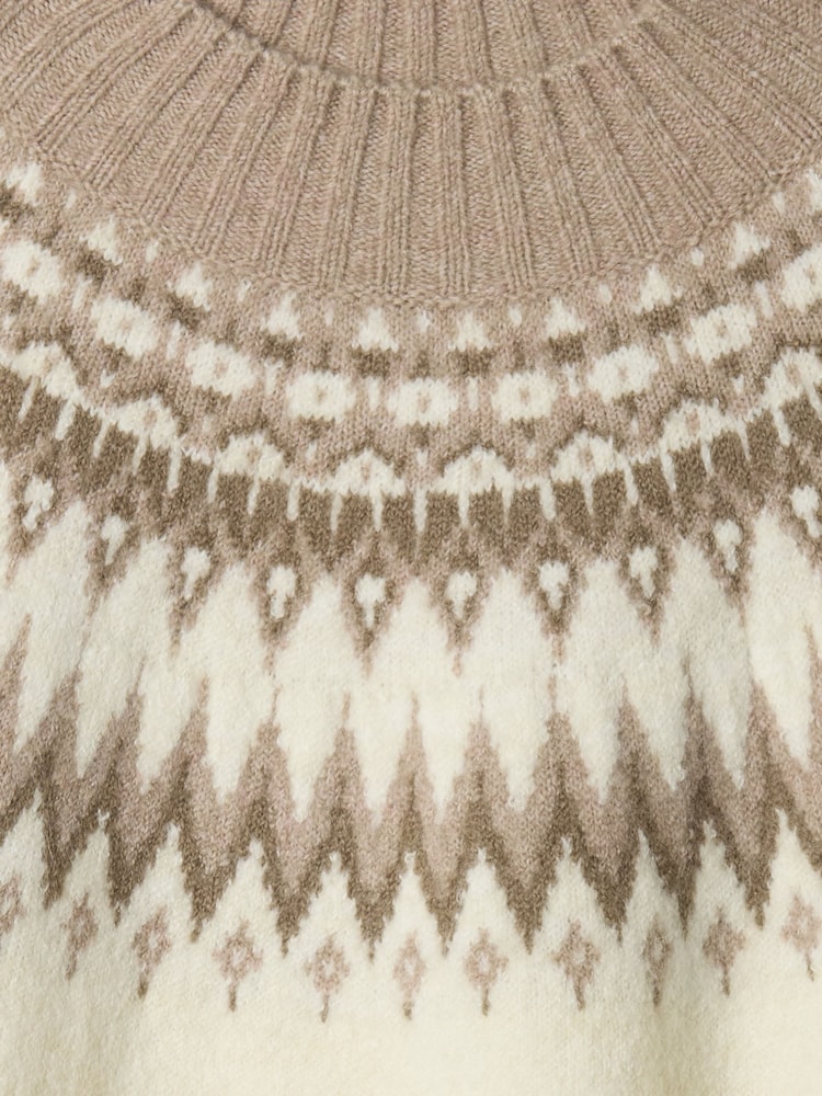Gap Cream Fair Isle Jumper (4-13yrs) - Image 5 of 5