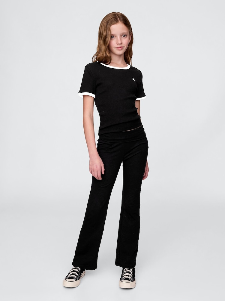 Gap Black Flare Leggings (4-13yrs) - Image 3 of 3