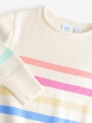 Gap Cream Stripe Knit Jumper (4-13yrs) - Image 3 of 4