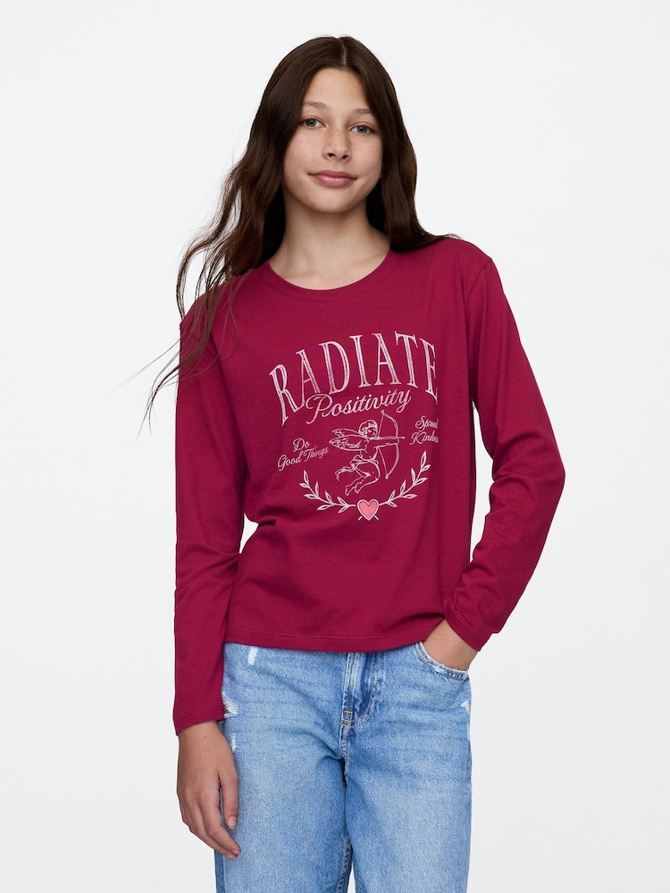 Gap Red Graphic T-Shirt (4-13yrs) - Image 1 of 4