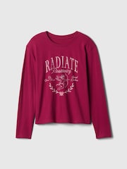 Gap Red Graphic T-Shirt (4-13yrs) - Image 3 of 4