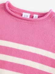 Gap Pink Stripe Knit Jumper (4-13yrs) - Image 4 of 4