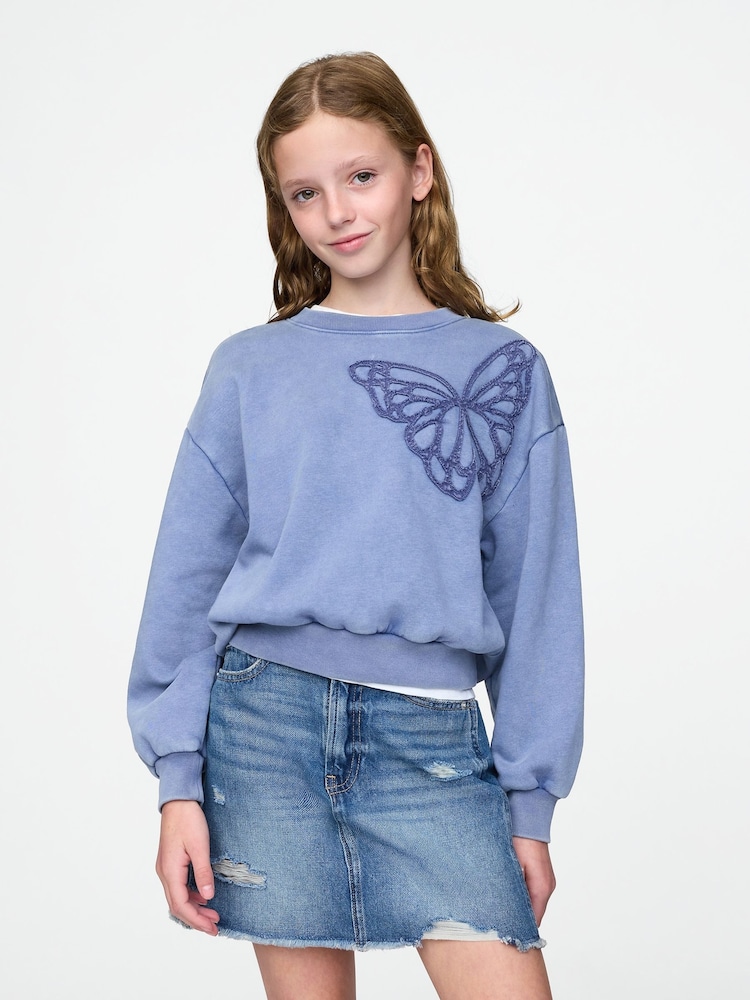 Sudadera vintage suave con mangas dolman de Gap (4-13 años) - Imagen 1 de 5